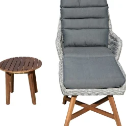 mutoni pleasure Gartenset Calvia Grau (3-Tlg)> Gartensessel