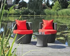 mutoni pleasure Gartenset Linz Schwarz (3-Tlg)><noscript><img width=
