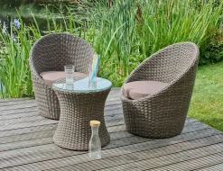 mutoni pleasure Gartenset Maribor Korianderbraun (3-Tlg)><noscript><img width=