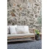 mutoni living Gartensofa Bamboo Inkl. Kissen Grau 185> Gartensofas