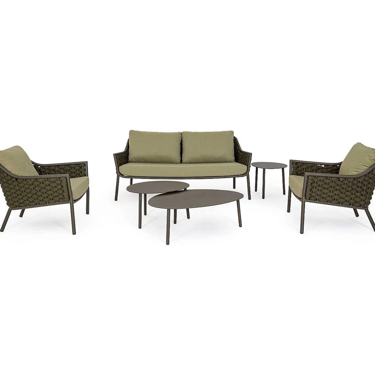 mutoni lifestyle Gartensofa Everly 2-Sitzer Olive> Gartensofas