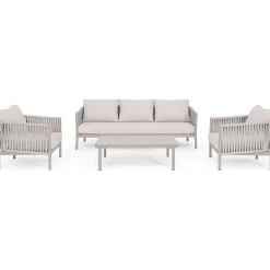 mutoni lifestyle Gartensofa Florencia 3-Sitzer Hellgrau><noscript><img width=