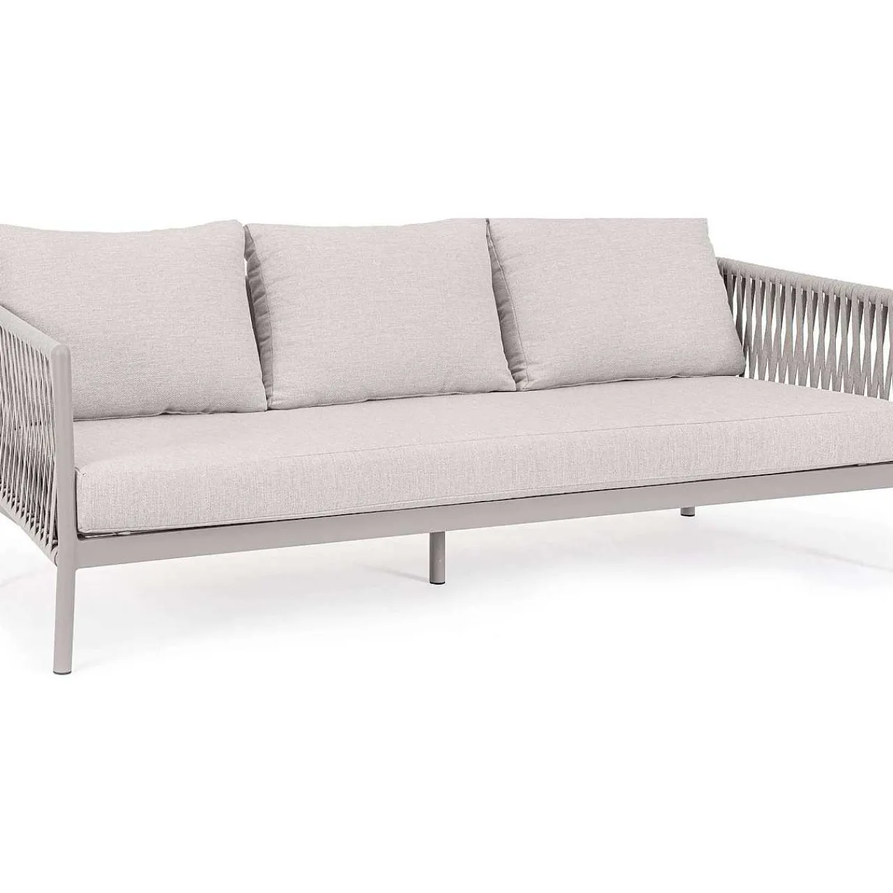 mutoni lifestyle Gartensofa Florencia 3-Sitzer Hellgrau> Gartensofas
