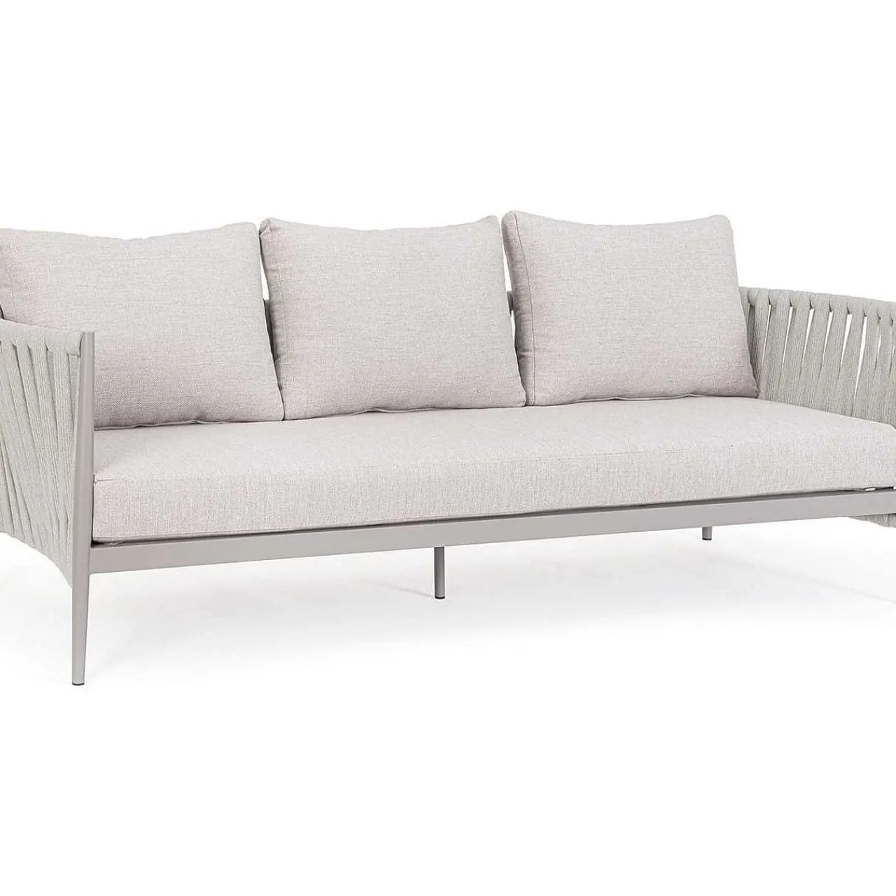 mutoni lifestyle Gartensofa Jacinta 3-Sitzer Hellgrau> Gartensofas