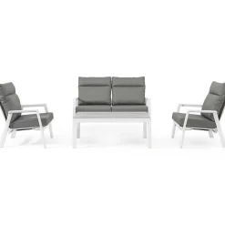 mutoni lifestyle Gartensofa Kledi Klappbar Weiss> Gartensofas