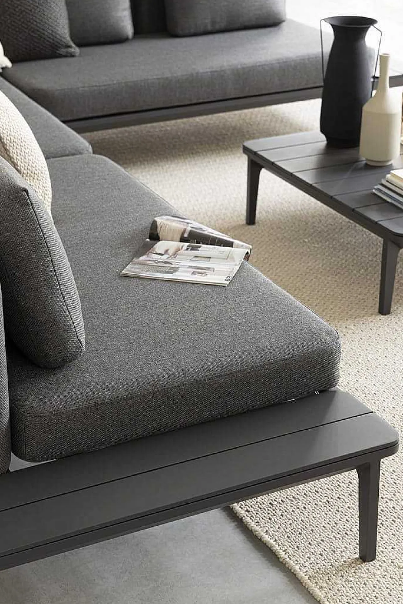 mutoni lifestyle Gartensofa Matrix Anthrazit> Gartensofas