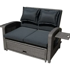 mutoni pleasure Gartensofa Nizza Braun Grau> Gartensofas