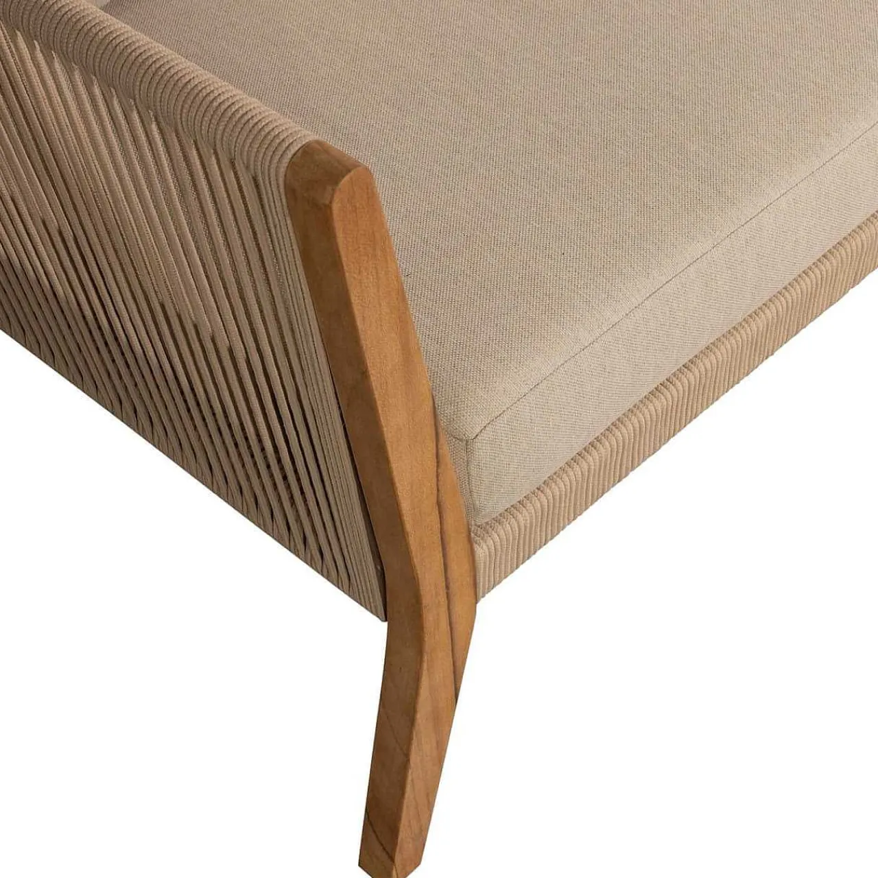 mutoni living Gartensofa San Remo Teak Sand 180> Gartensofas