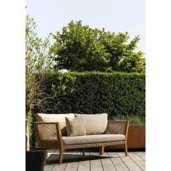 mutoni living Gartensofa San Remo Teak Sand 180><noscript><img width=