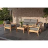 mutoni living Gartensofa St. Peter Teak 160> Gartensofas