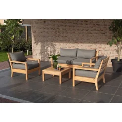 mutoni living Gartensofa St. Peter Teak 160> Gartensofas