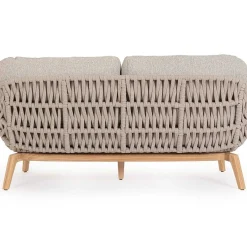 mutoni lifestyle Gartensofa Tamires 3-Sitzer Teakholz Beige><noscript><img width=