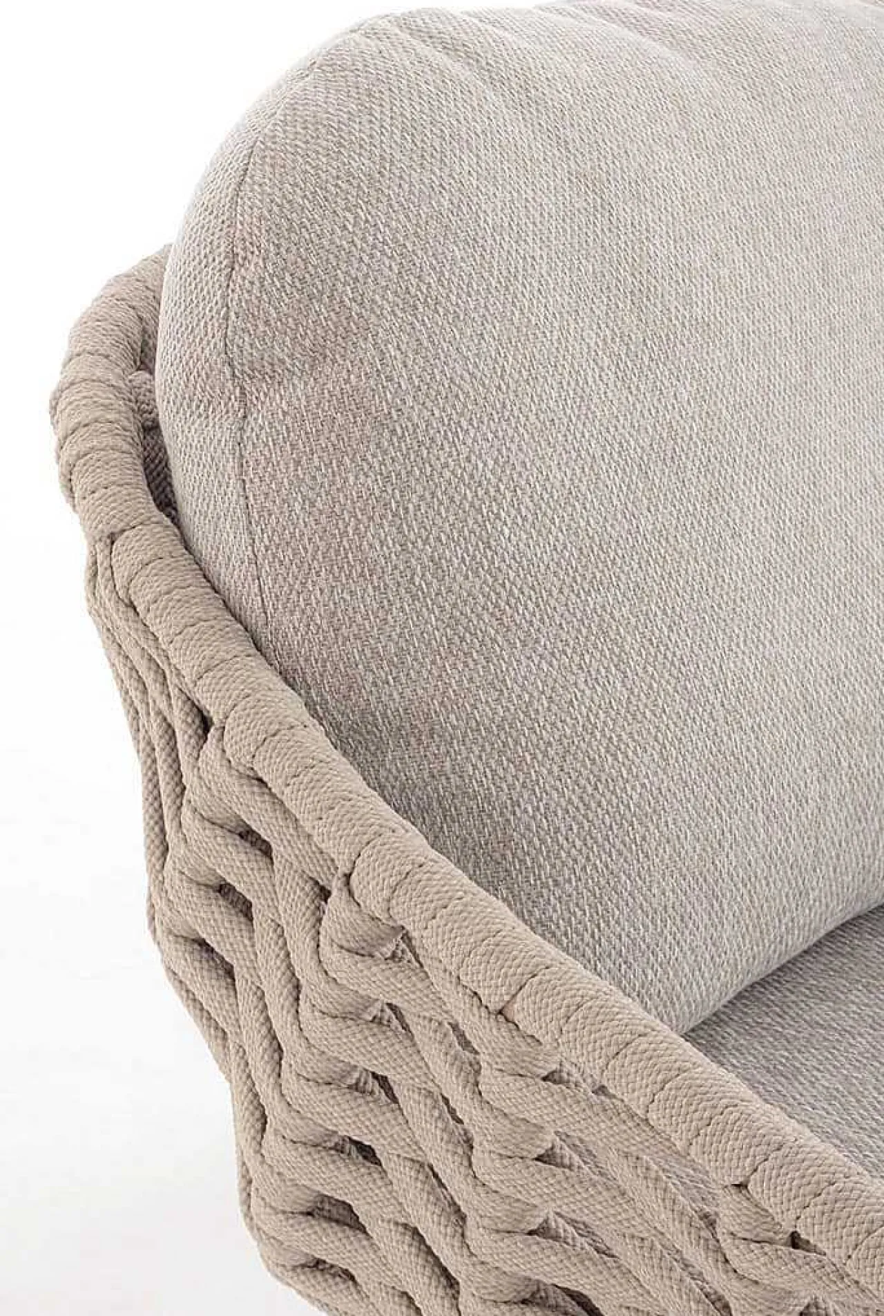 mutoni lifestyle Gartensofa Tamires 3-Sitzer Teakholz Beige> Gartensofas