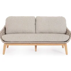 mutoni lifestyle Gartensofa Tamires 3-Sitzer Teakholz Beige><noscript><img width=