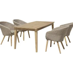 mutoni pleasure Gartenstuhl Visalia Hellgrau (4-Er Set)><noscript><img width=