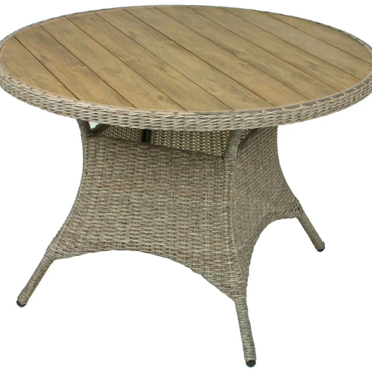 mutoni pleasure Gartentisch Bastia Natur Rund 100> Garten Esstische