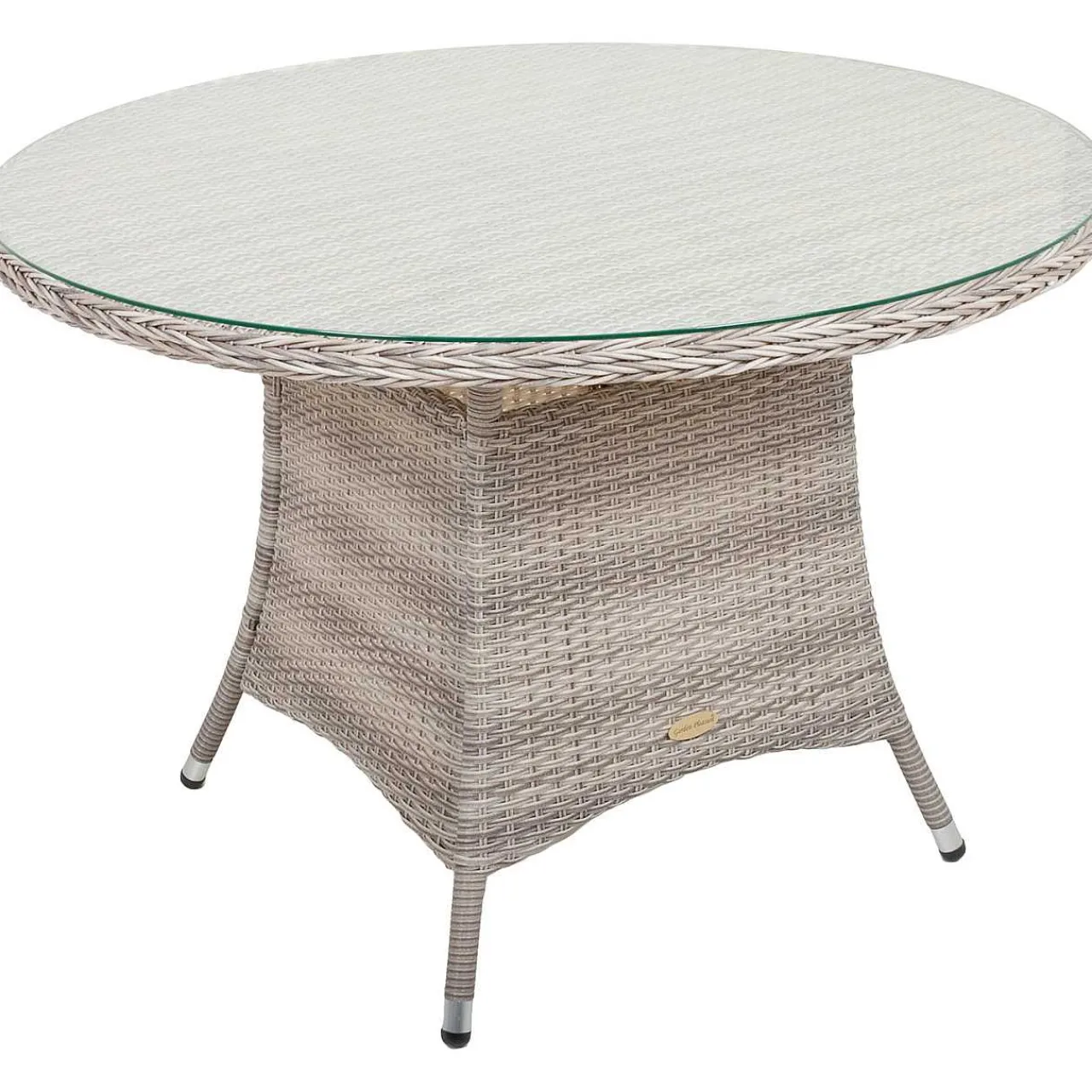 mutoni pleasure Gartentisch Dijon Glas Sesamgrau 111> Garten Esstische