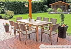 mutoni pleasure Gartentisch Florence Braun 192X100><noscript><img width=