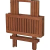 mutoni pleasure Gartentisch Los Angeles Eukalyptus Natur 50X50> Garten Klapptische