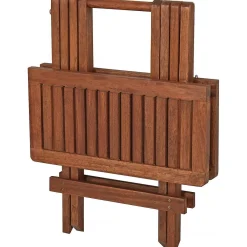 mutoni pleasure Gartentisch Los Angeles Eukalyptus Natur 50X50> Garten Klapptische