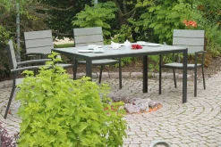 mutoni pleasure Gartentisch Olivia Hellgrau 150X90> Garten Esstische