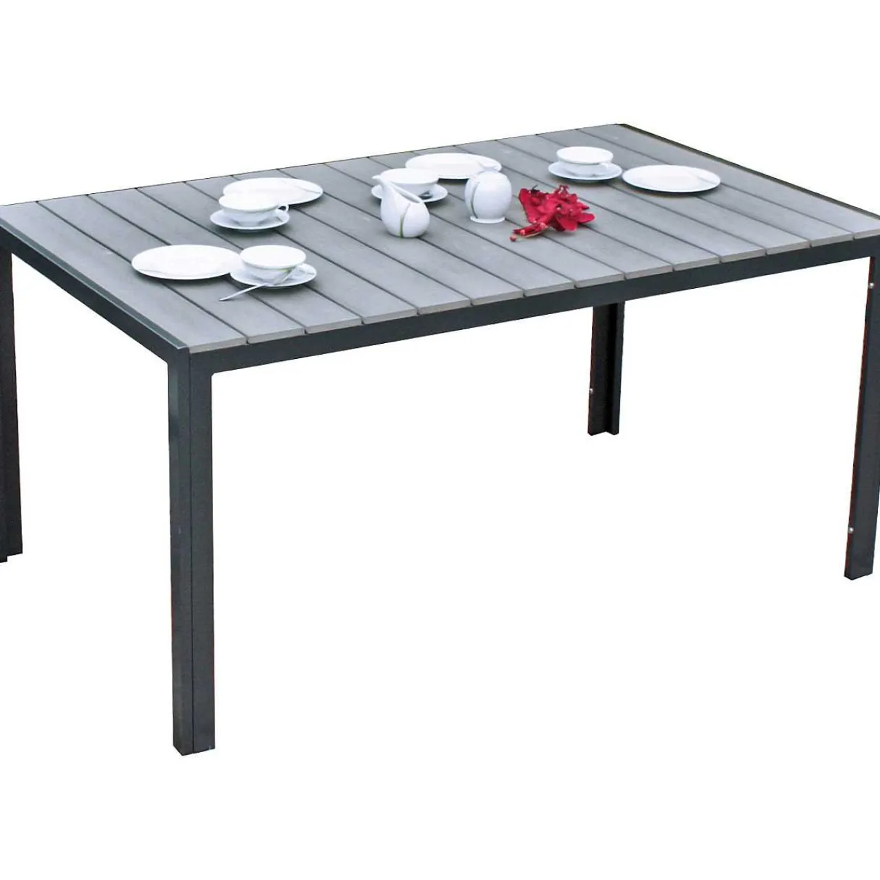 mutoni pleasure Gartentisch Olivia Hellgrau 150X90> Garten Esstische