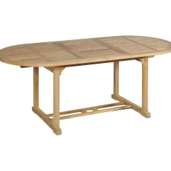 mutoni pleasure Gartentisch Solo Teak Natur Oval 160-210X95> Garten Esstische