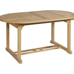 mutoni pleasure Gartentisch Solo Teak Natur Oval 160-210X95><noscript><img width=