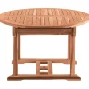 mutoni trend Gartentisch Teak Ausziehbar Rund 120-170X120> Garten Esstische