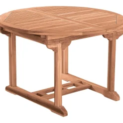mutoni trend Gartentisch Teak Ausziehbar Rund 120-170X120> Garten Esstische