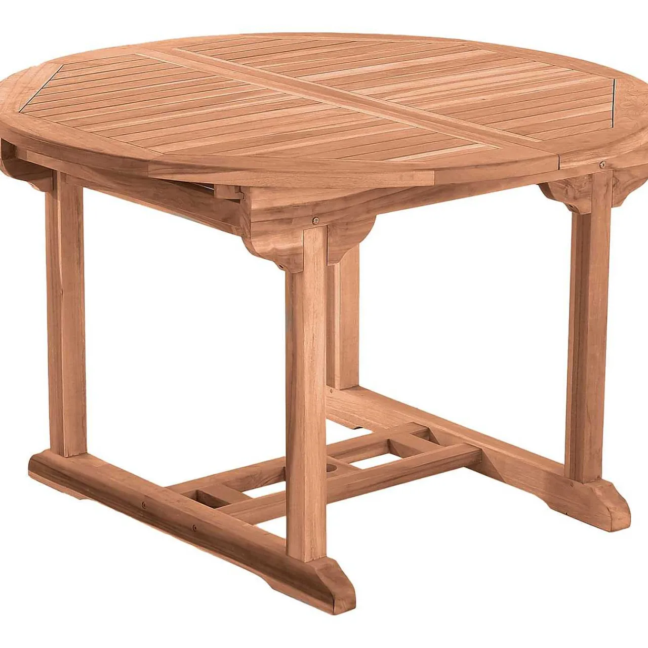 mutoni trend Gartentisch Teak Ausziehbar Rund 120-170X120> Garten Esstische
