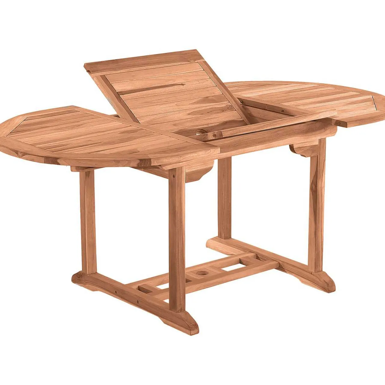 mutoni trend Gartentisch Teak Ausziehbar Rund 120-170X120> Garten Esstische