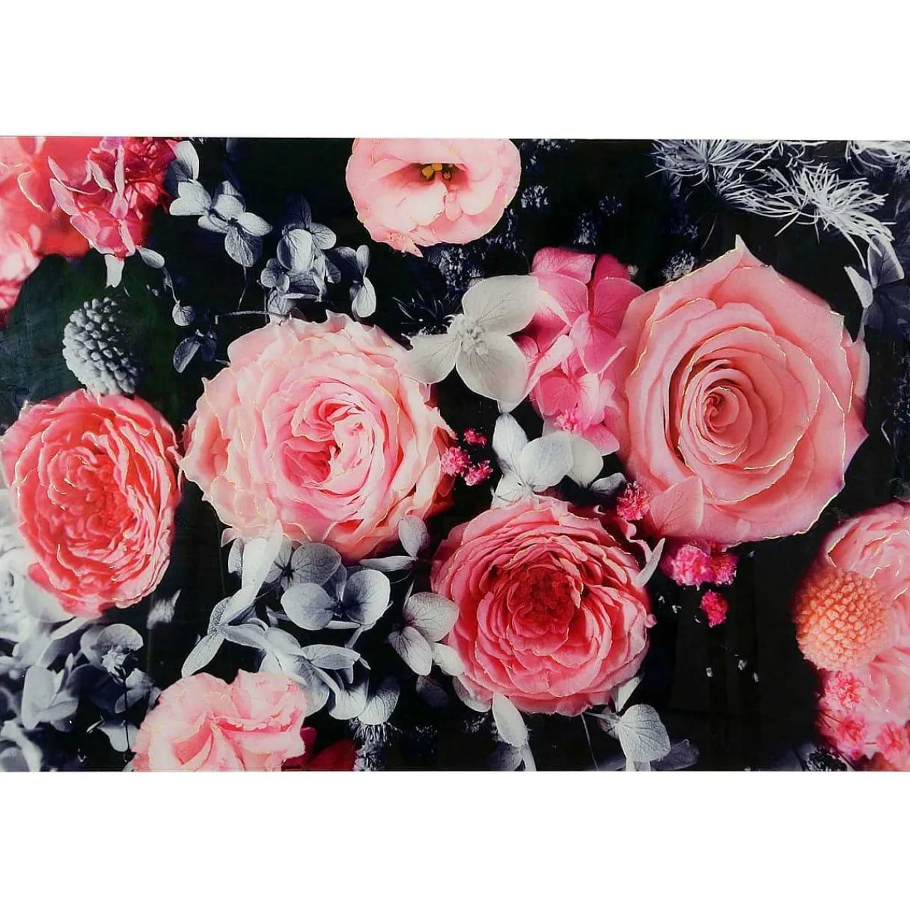 mutoni lifestyle Gemalde Plexy Flowers 120X80> Glasbilder