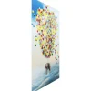 KARE Design Glasbild Balloon Elephant 100X150> Glasbilder