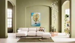 KARE Design Glasbild Balloon Elephant 100X150><noscript><img width=