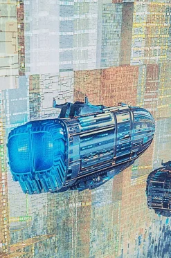 KARE Design Glasbild 3D Future City 150X100><noscript><img width=