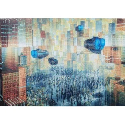 KARE Design Glasbild 3D Future City 150X100><noscript><img width=