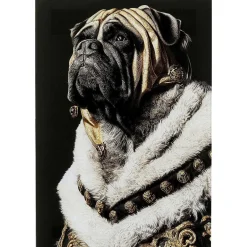 KARE Design Glasbild King Pug 40X60><noscript><img width=