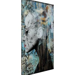 KARE Design Glasbild Lady Flower 100X150> Glasbilder