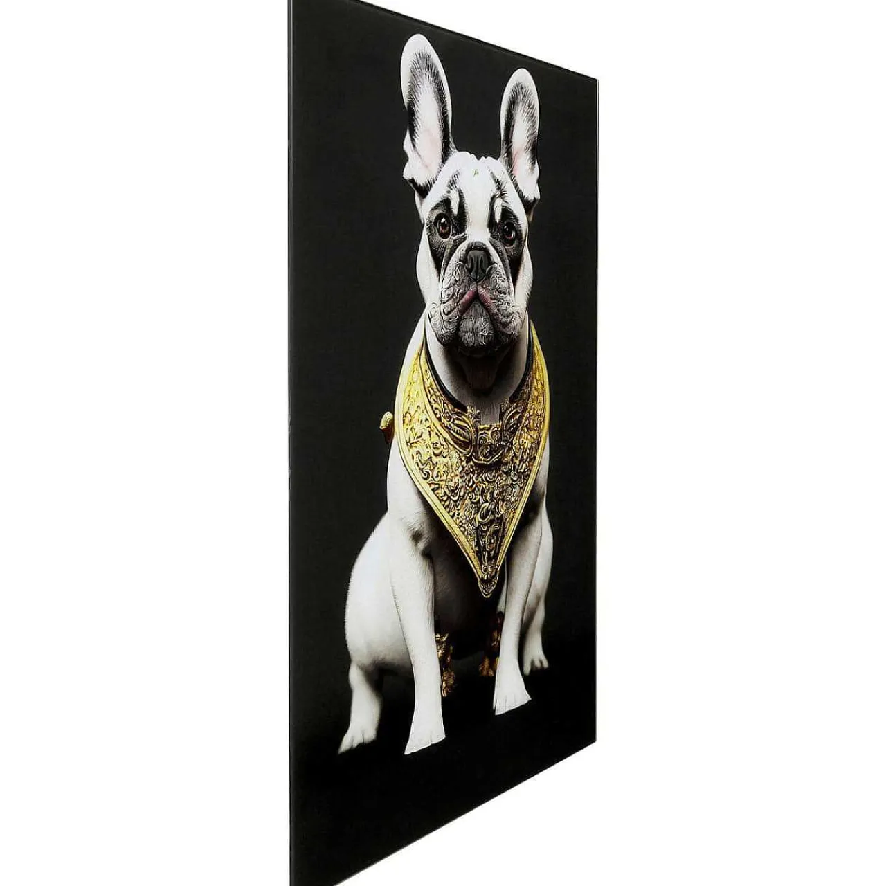 KARE Design Glasbild Noble Dog 40X60> Glasbilder