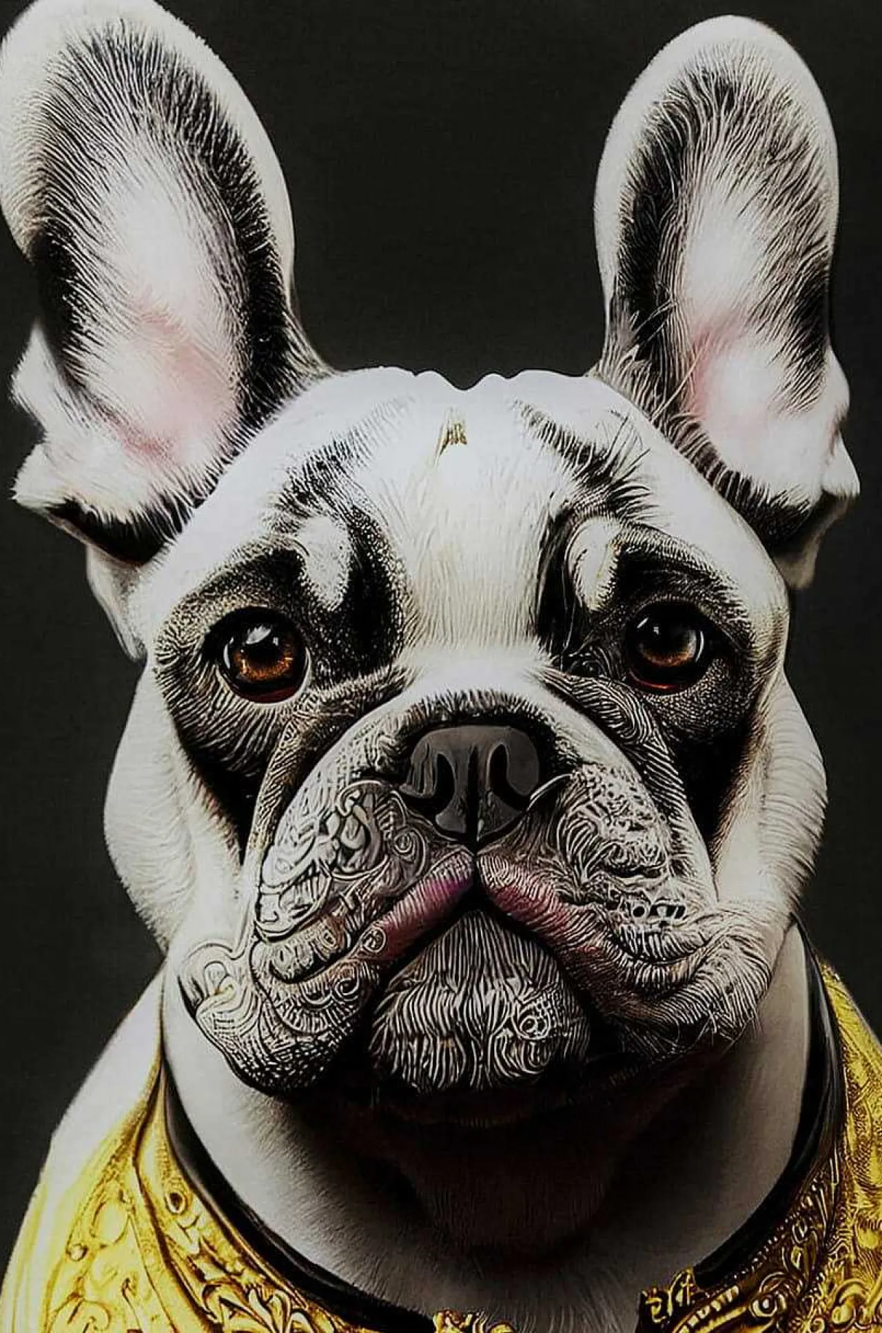 KARE Design Glasbild Noble Dog 40X60> Glasbilder