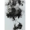 KARE Design Glasbild Smokey Hair 100X150> Glasbilder