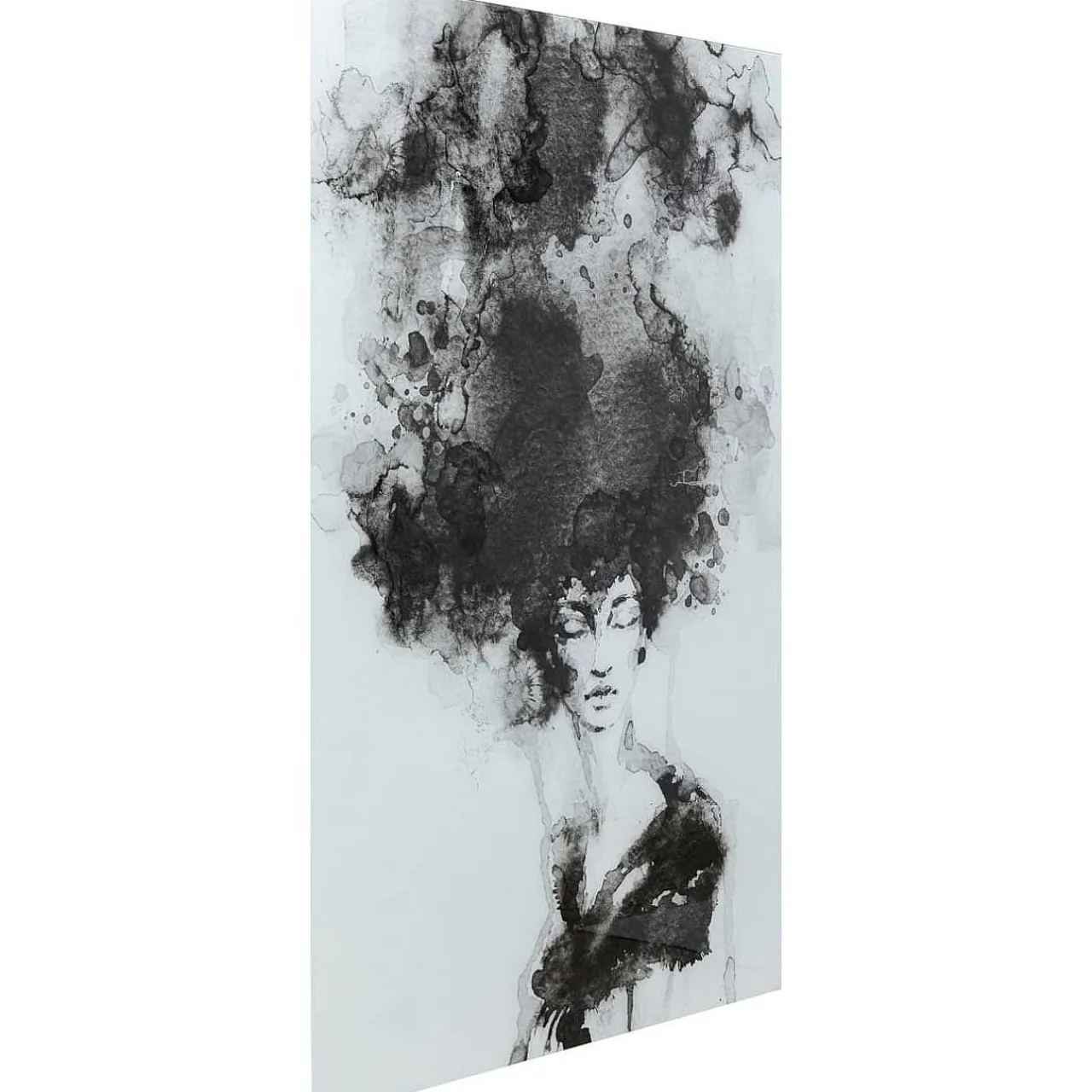 KARE Design Glasbild Smokey Hair 100X150> Glasbilder