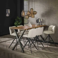 mutoni industrial Hangelampe Faixa 7L Braunglas> Hängeleuchten