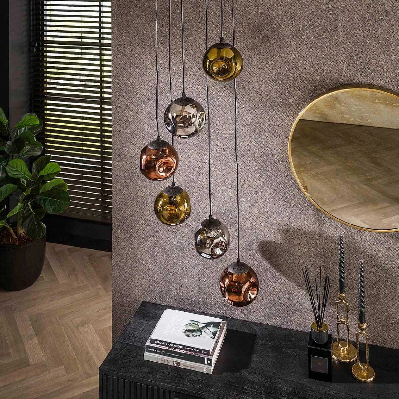 mutoni industrial Hangelampe Stellar 6L> Hängeleuchten