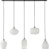 mutoni industrial Hangelampe Stripe Mix Weissglas 5L> Hängeleuchten