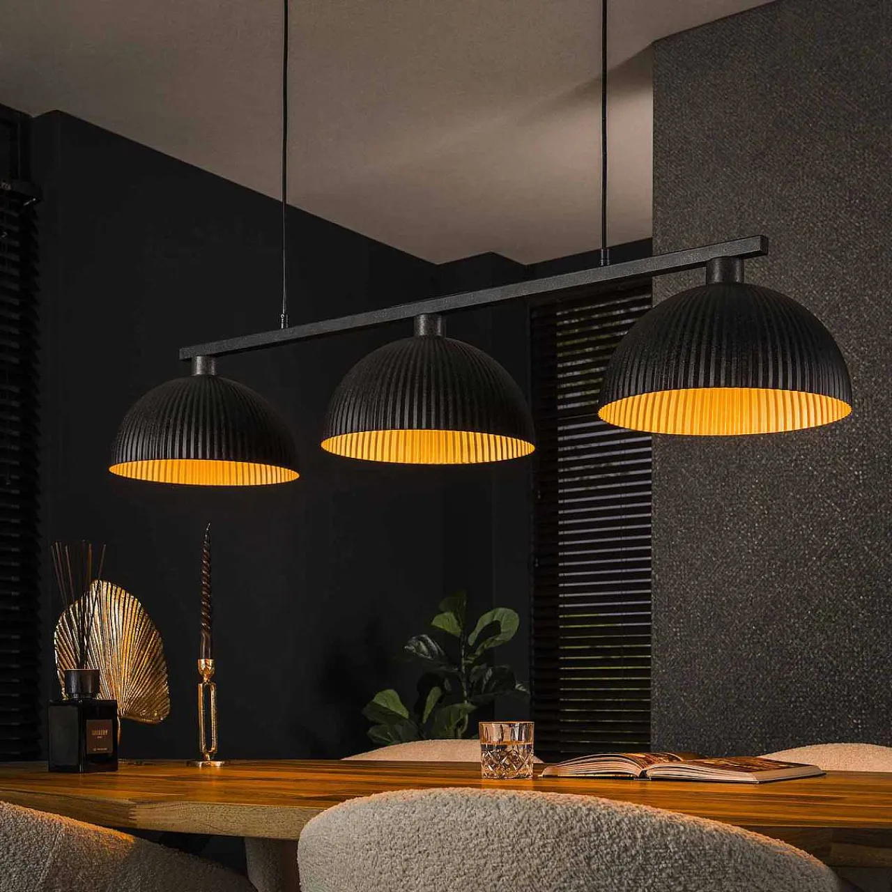 mutoni industrial Hangelampe Yatomi 3L> Hängeleuchten