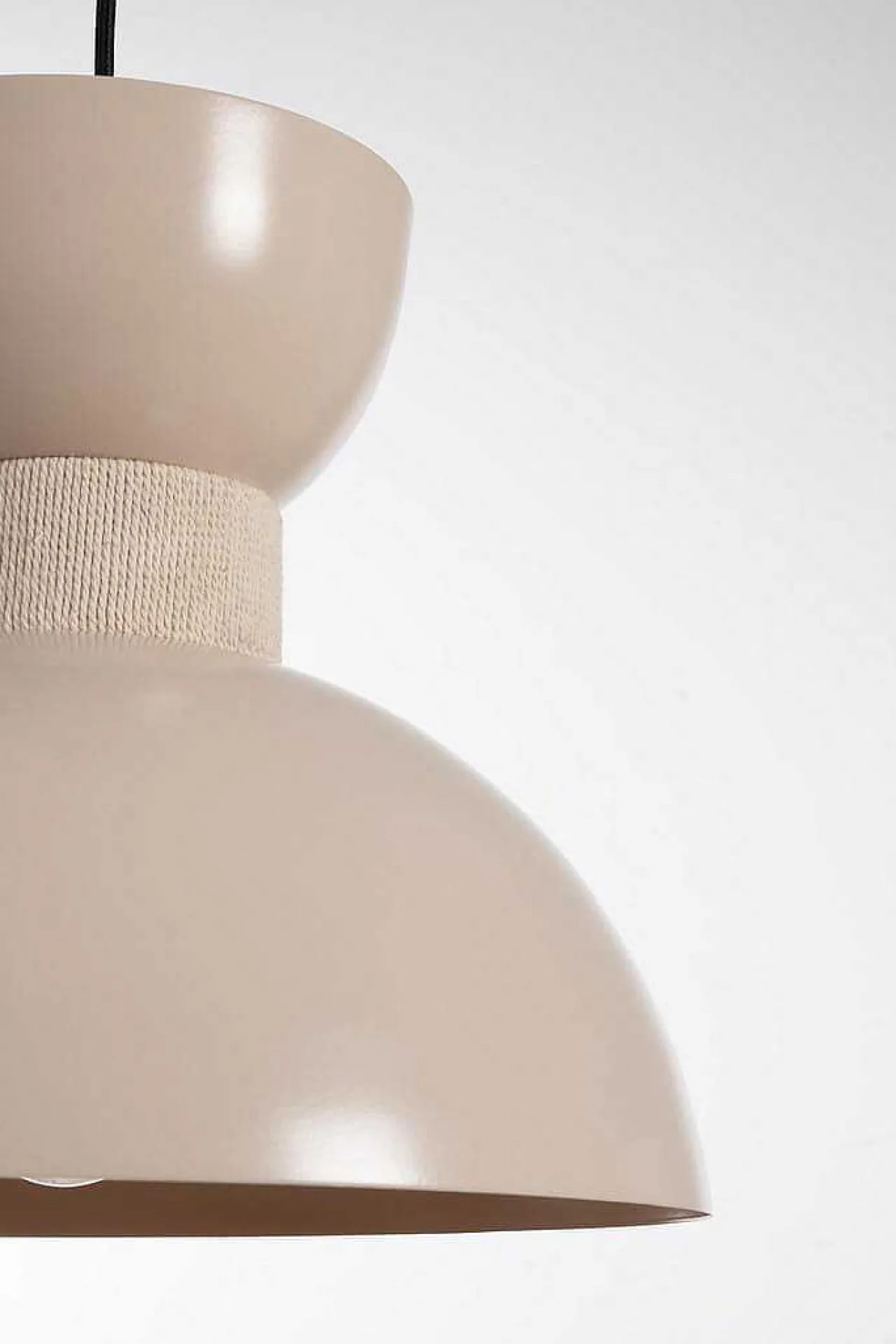 mutoni lifestyle Hangeleuchte Jabalpur Beige Rund 30> Hängeleuchten