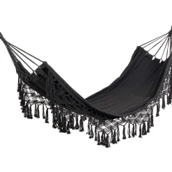 mutoni lifestyle Hangematte Eldoris Schwarz 200X100><noscript><img width=