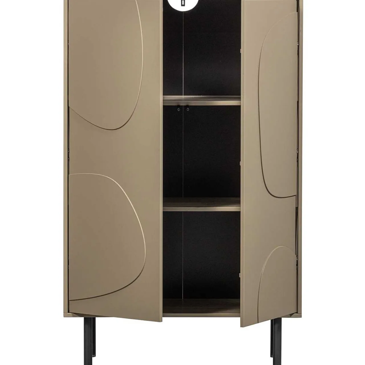 mutoni living Highboard Cadiz Kiefer Mud Melange 135X85> Highboards